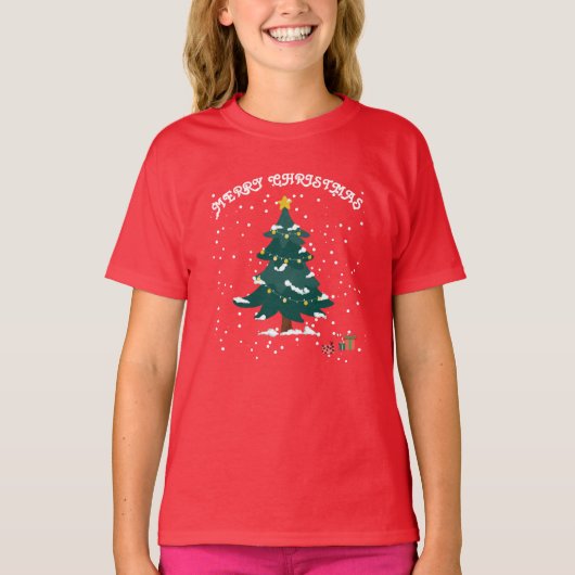 Merry Christmas  Tシャツ (正面)