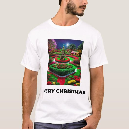Merry Christmas  Tシャツ (正面)