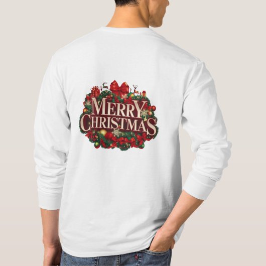 Merry Christmas Tシャツ (裏面)