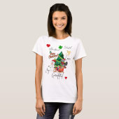 Merry Christmas Tシャツ|喜び、愛、豊かさ Tシャツ (正面フル)