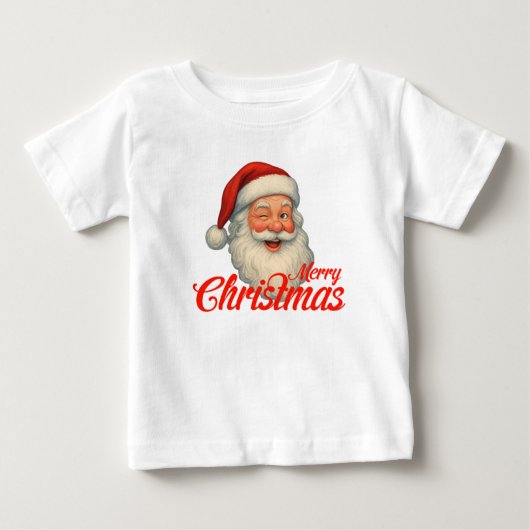 Merry Christmas T-shirt ベビーTシャツ (正面)