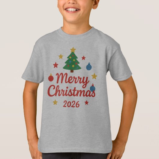  Merry Christmas T-Shirt Tシャツ (正面)