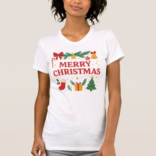 Merry Christmas T-Shirt Tシャツ (正面)