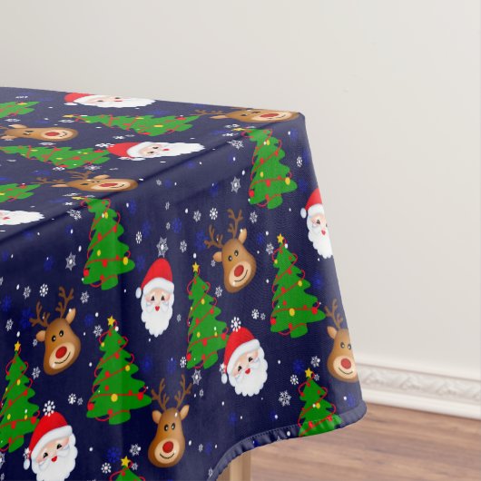 Merry Christmas Tableloth, 52"x70"テーブルクロス テーブルクロス (インサイチュ)