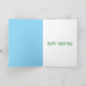 Merry Christmas Teacher カード (内部)