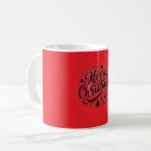 Merry Christmas Theme Mug コーヒーマグカップ (正面左)