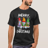 Merry Christmas Three Gnomes Merry Xmas 2022 Match Tシャツ (正面)