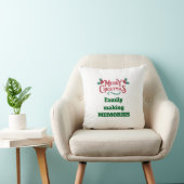 Merry Christmas Throw Pillow クッション (椅子)