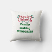  Merry Christmas Throw Pillow クッション (裏面)