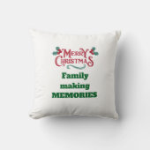  Merry Christmas Throw Pillow クッション (正面)