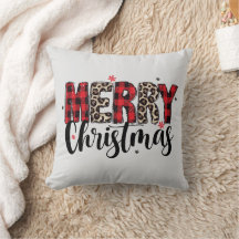Merry Christmas Throw Pillow