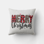 Merry Christmas Throw Pillow クッション (裏面)