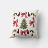 Merry Christmas Throw Pillow クッション (裏面)