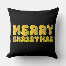 Merry Christmas Throw Pillow