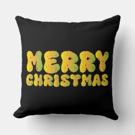 Merry Christmas Throw Pillow クッション