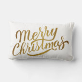 Merry Christmas Throw Pillow ランバークッション (裏面)