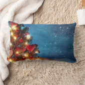 Merry Christmas_throw pillow ランバークッション (ブランケット)