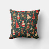 Merry Christmas Throw Pillow 2 クッション (裏面)