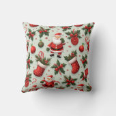 Merry Christmas Throw Pillow 3 クッション (裏面)