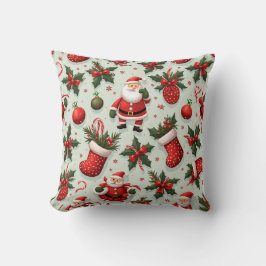 Merry Christmas Throw Pillow 3 クッション