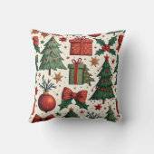 Merry Christmas Throw Pillow 4 クッション (裏面)