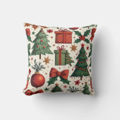 Merry Christmas Throw Pillow 4 クッション (正面)