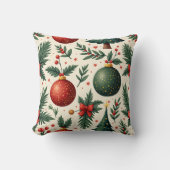 Merry Christmas Throw Pillow 5 クッション (正面)