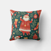 Merry Christmas Throw Pillow 6 クッション (裏面)