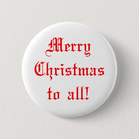 merry christmas to all 缶バッジ (正面)