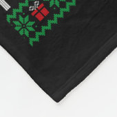 Merry Christmas To All You Sumes Ugly Sweater Vint フリースブランケット (角)