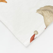 Merry Christmas to my Silly Goose フリースブランケット (角)