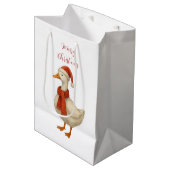 Merry Christmas to my Silly Goose ミディアムペーパーバッグ (正面アングル)