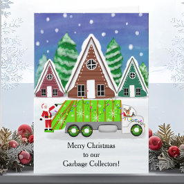 Merry Christmas to our Garbage Collectors カード