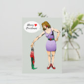 Merry Christmas to the little elf シーズンカード (スタンド正面)