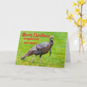 Merry Christmas to vegetarians and vegans. カード (黄色い花)