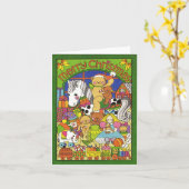 Merry Christmas Toys カード (黄色い花)