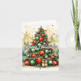 Merry Christmas Tree | みんなのハッピーホリデー シーズンカード