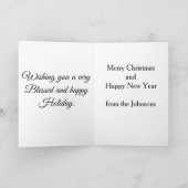 Merry Christmas Tree カード (内部)