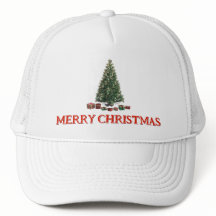 Merry Christmas. Tree (design 1) with gifts