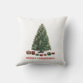 Merry Christmas. Tree (design 1) with gifts クッション (裏面)