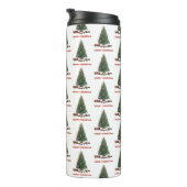 Merry Christmas. Tree (design 1) with gifts タンブラー (回転右)