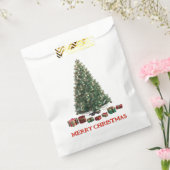 Merry Christmas. Tree (design 1) with gifts フェイバーバッグ (封をした状態)