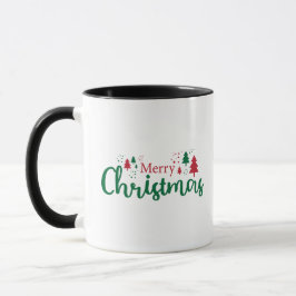 Merry Christmas Tree Holiday Mug, 11 oz マグカップ