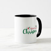 Merry Christmas Tree Holiday Mug, 11 oz マグカップ (正面右)