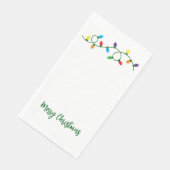 Merry Christmas Tree Lights Paper Guest Towels (コーナー)