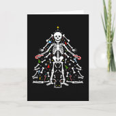 Merry Christmas Tree Skeleton カード (正面)