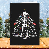 Merry Christmas Tree Skeleton カード