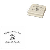 Merry Christmas Tree Stamp ラバースタンプ (押印)