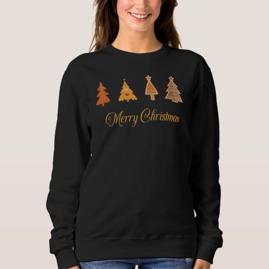 Merry Christmas Tree Sweatshirt スウェットシャツ (正面)