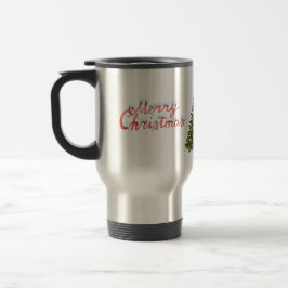 Merry Christmas Tree Travel Commuter Coffee Mug トラベルマグ